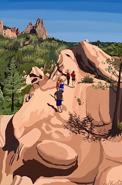 Garden of the Gods, Colorado, $150